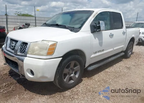2005 Nissan Titan Se из США, поврежденный, VIN 1N6BA07A55N537166